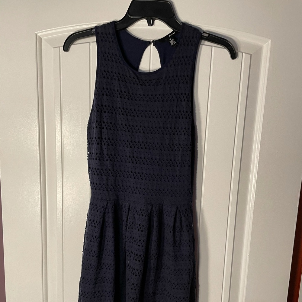 Aqua brand navy summer dress
